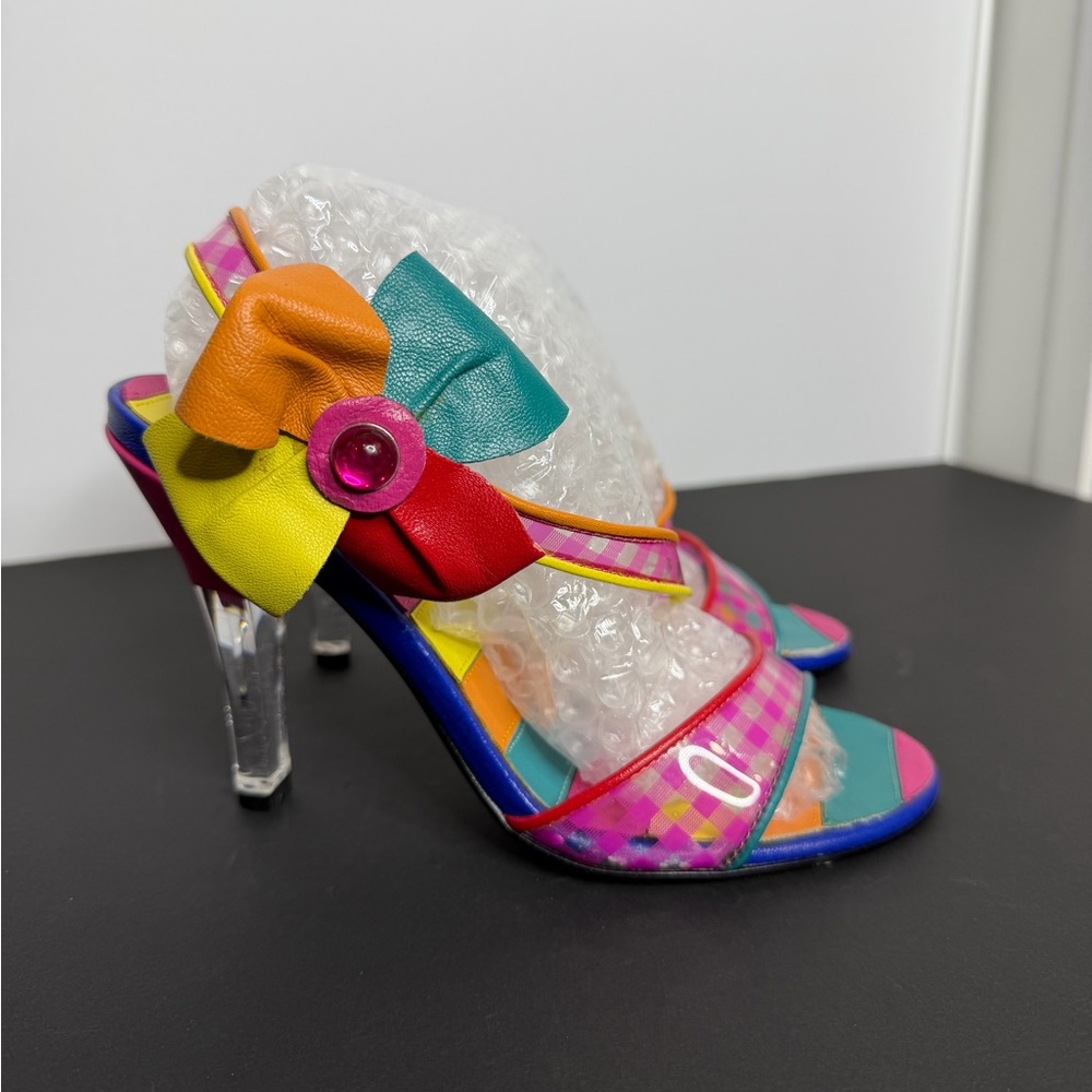 Betsey Johnson Multicolor Strappy Heels